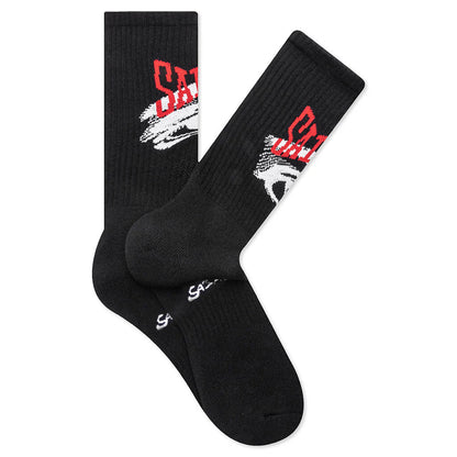 Saint Eye Socks Black