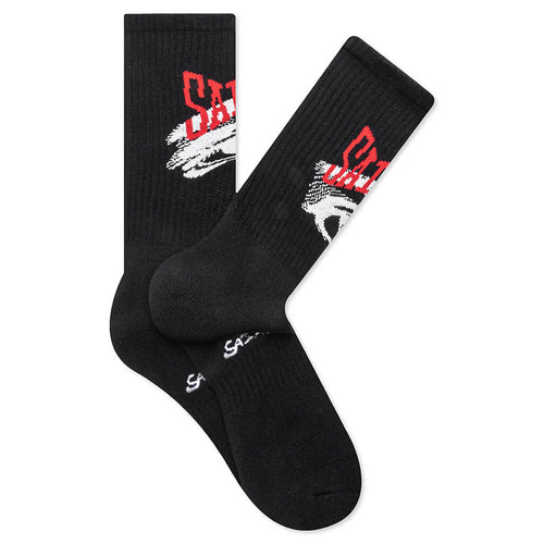 Saint Eye Socks Black
