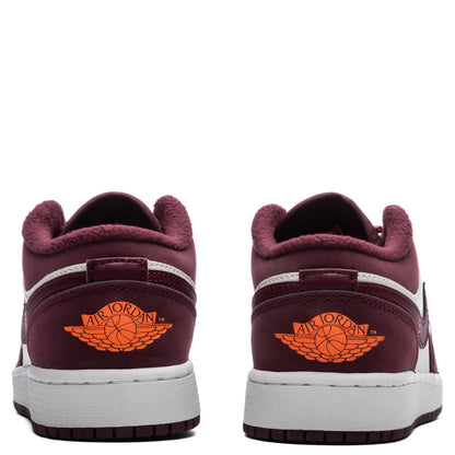 Air Jordan 1 Low GS Phantom Night Maroon Total Orange