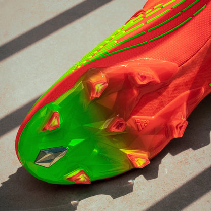 adidas Predator Edge1 FG Firm Ground Boots Solar Red Solar Green Black