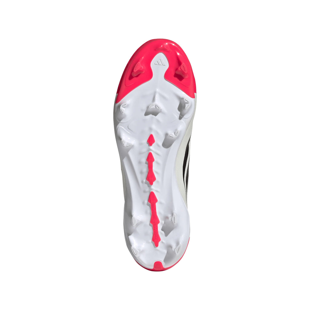 adidas Predator League Laceless FG Firm Ground Youth Soccer Cleats Red Black White