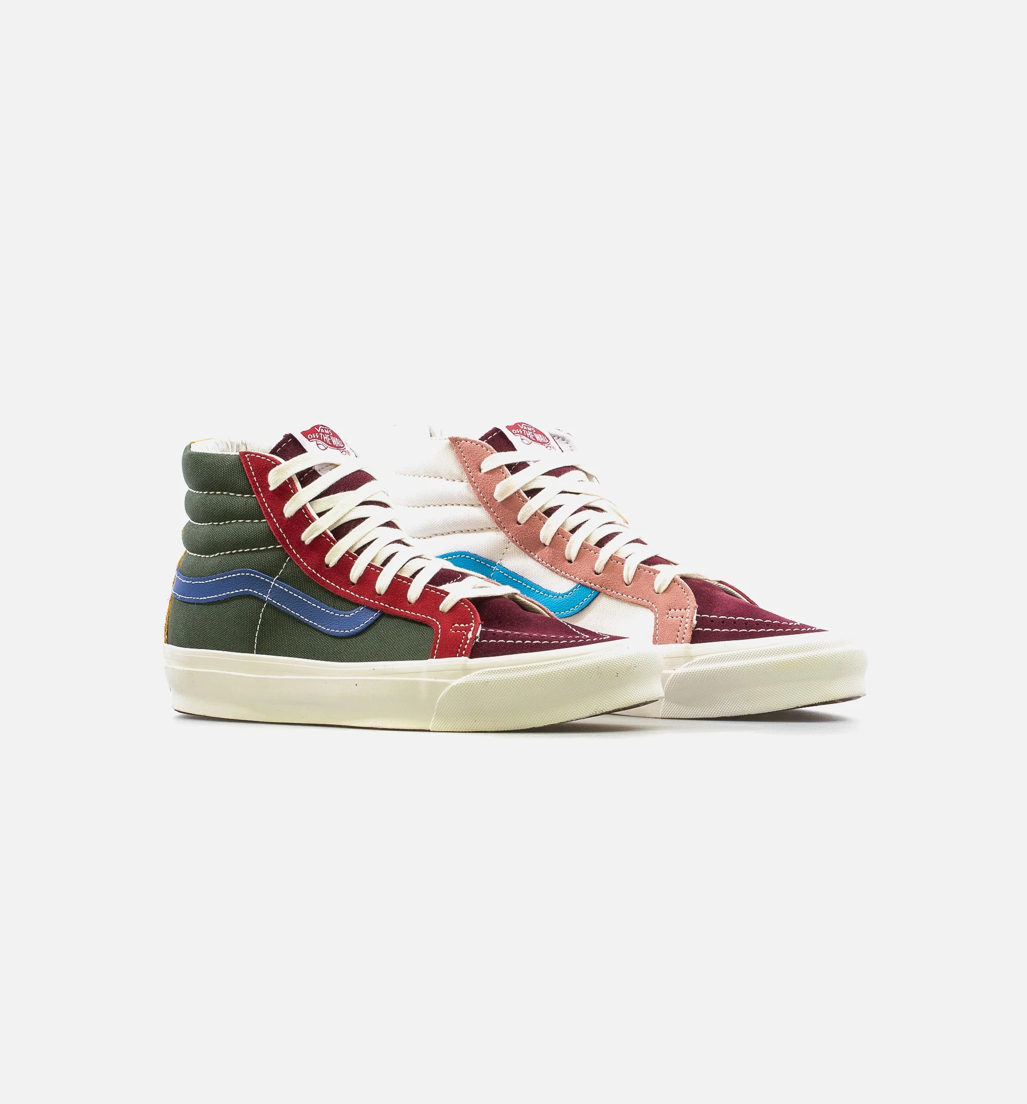 OG SK8 Hi LX Mens Lifestyle Shoe Yellow Green Blue Bone Red