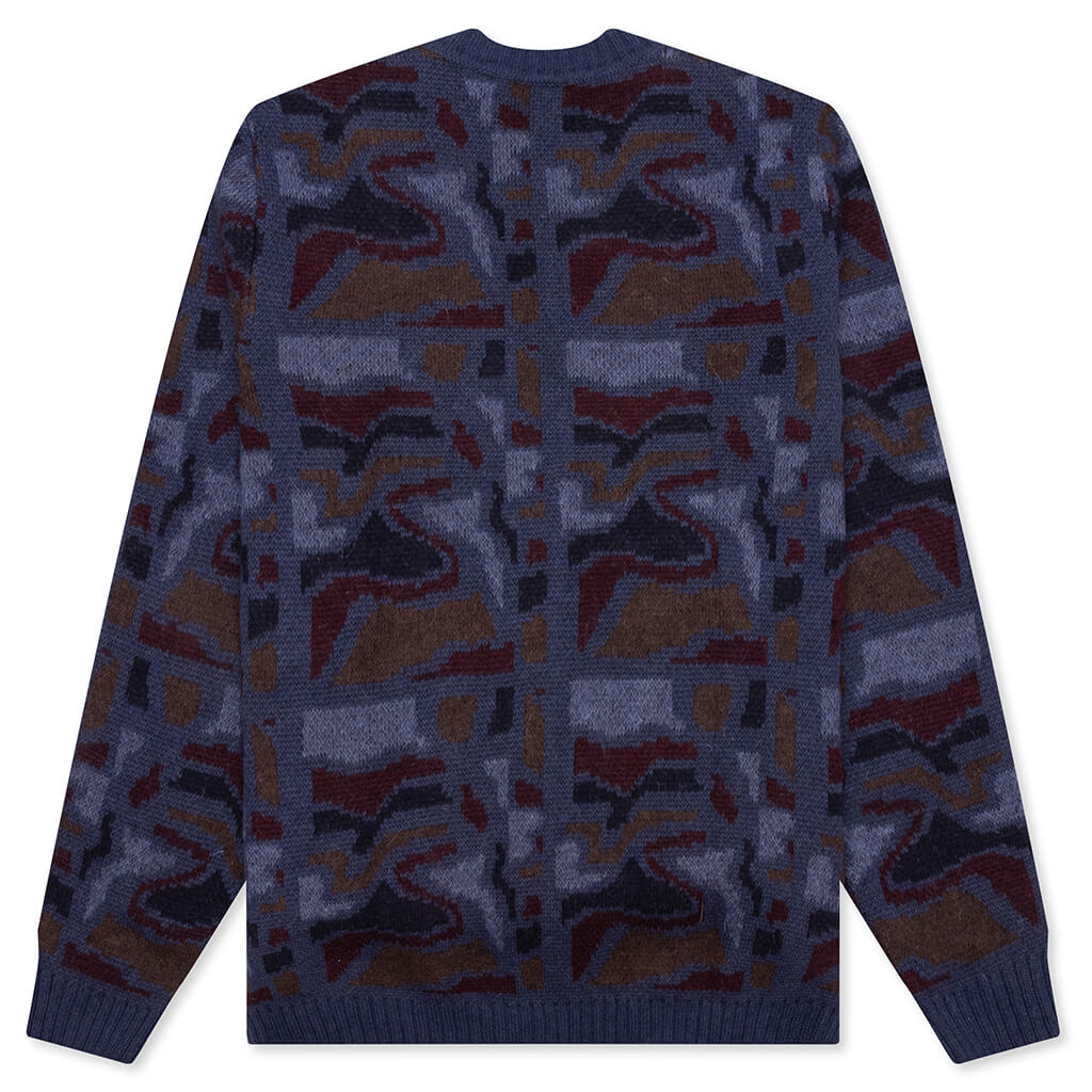 Repeat Ftp Booster Knitted Pullover Blue