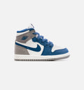 Air Jordan 1 High OG True Blue Infant Toddler Lifestyle Shoe Blue White Free Shipping