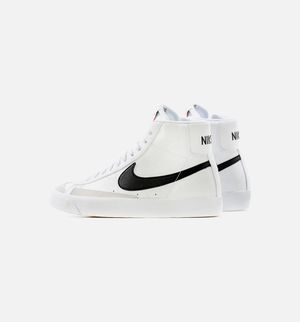 Blazer Mid 77 Grade School Lifestyle Shoe White Black