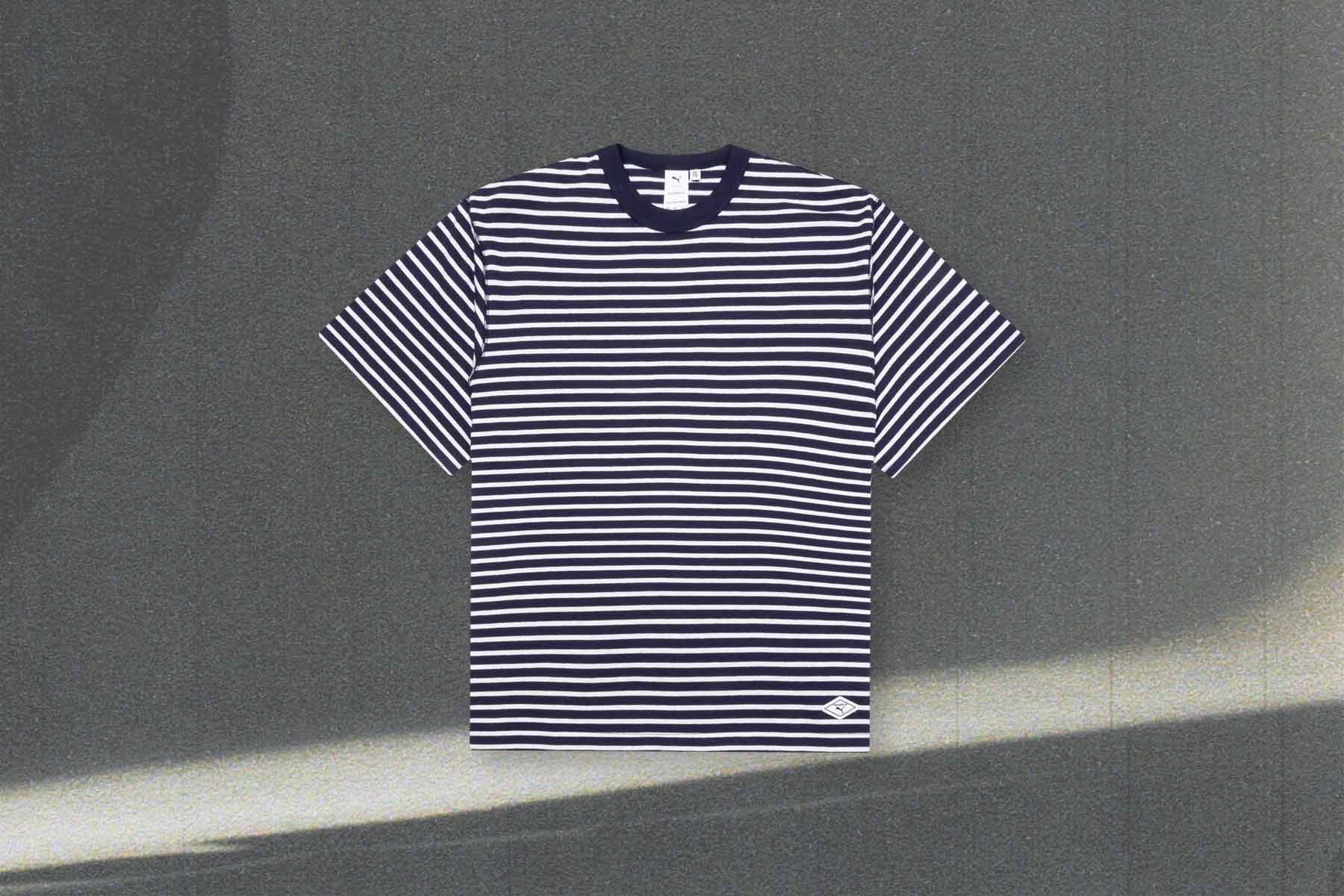 Puma x Nanamica Striped Tee Blue