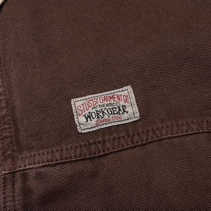 Work jacket Unlined Canvas Brown
