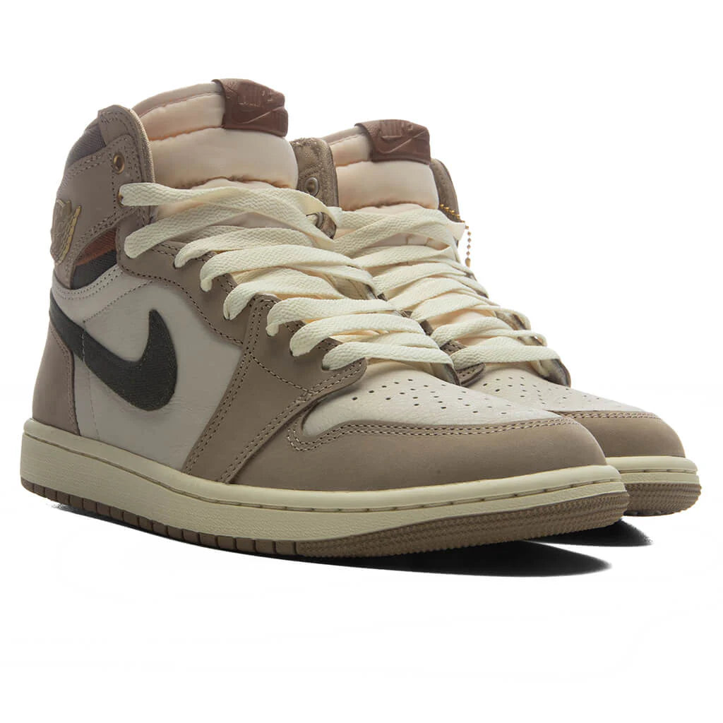Womens Air Jordan 1 Retro High OG Khaki Khaki Multi Sail Cargo Khaki