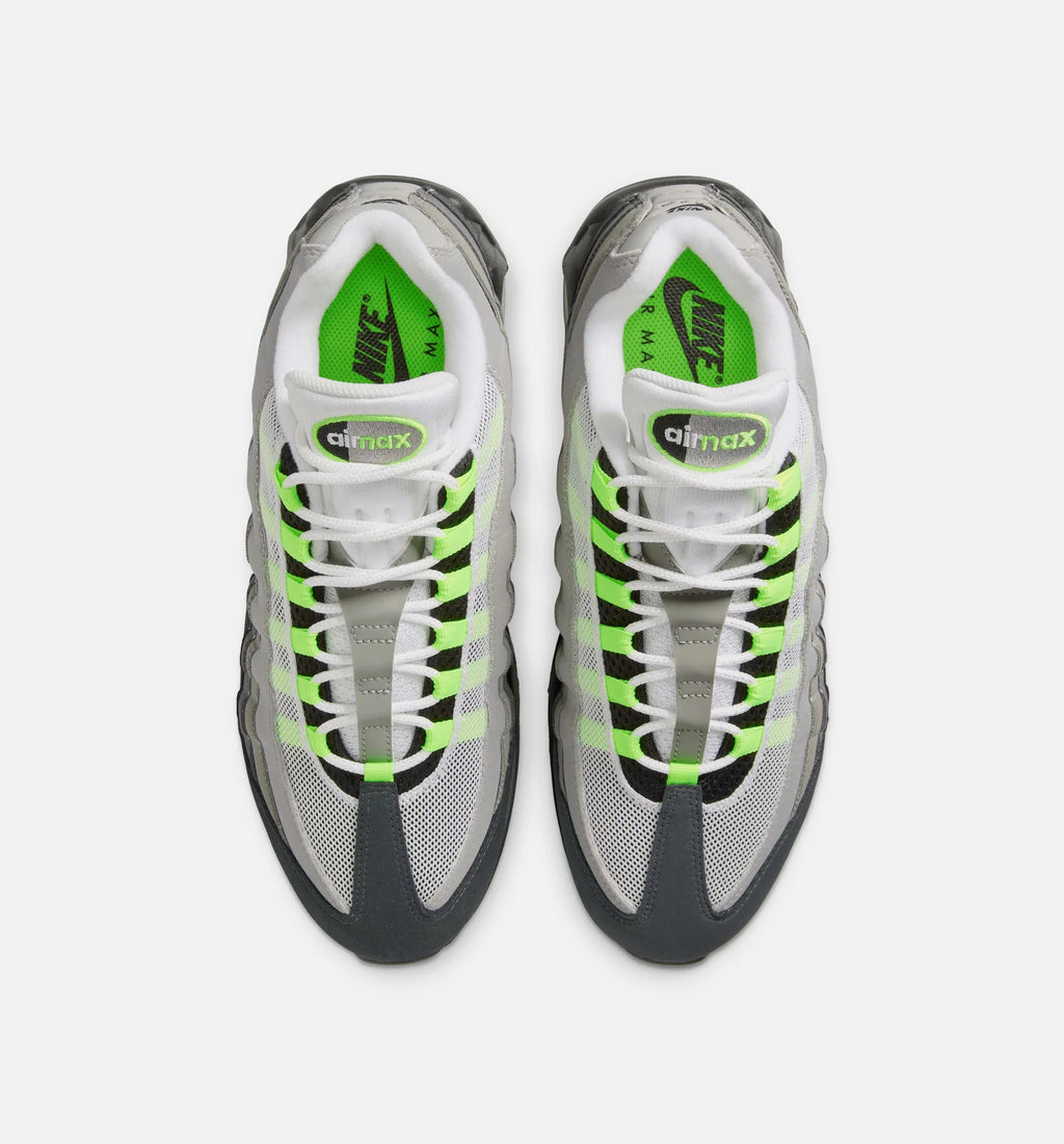 Air Max 95 Big Bubble Mens Lifestyle Shoe Black Neon Yellow Cool Grey
