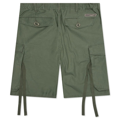 Wide Cargo Short Pants Olive Drab
