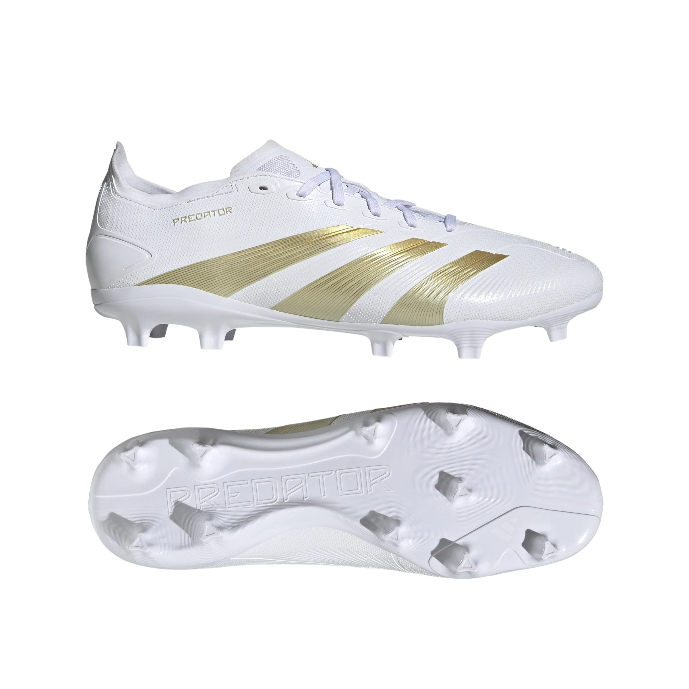 adidas Predator League FG Firm Ground Soccer Cleats White Gold