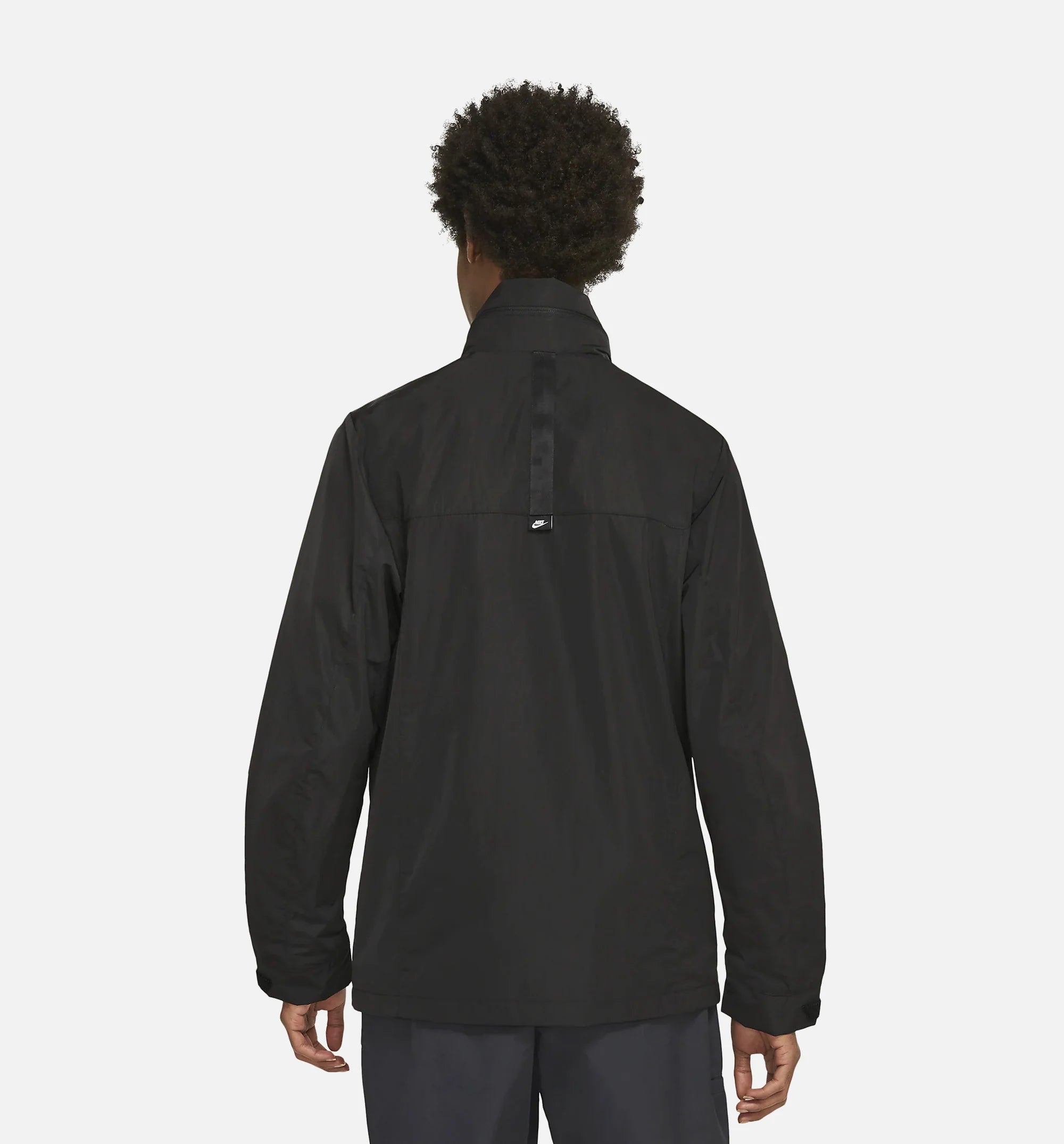 Sportswear Hooded M65 Tech Mens Jacket Black
