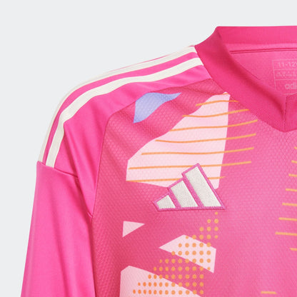 adidas Kids Tiro 24 Competition Long Sleeve Goalkeeper Jersey Real Magenta