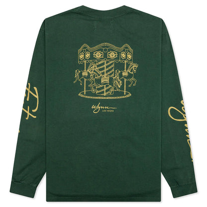 Feature x Wynn Carousel L S Tee Dark Green