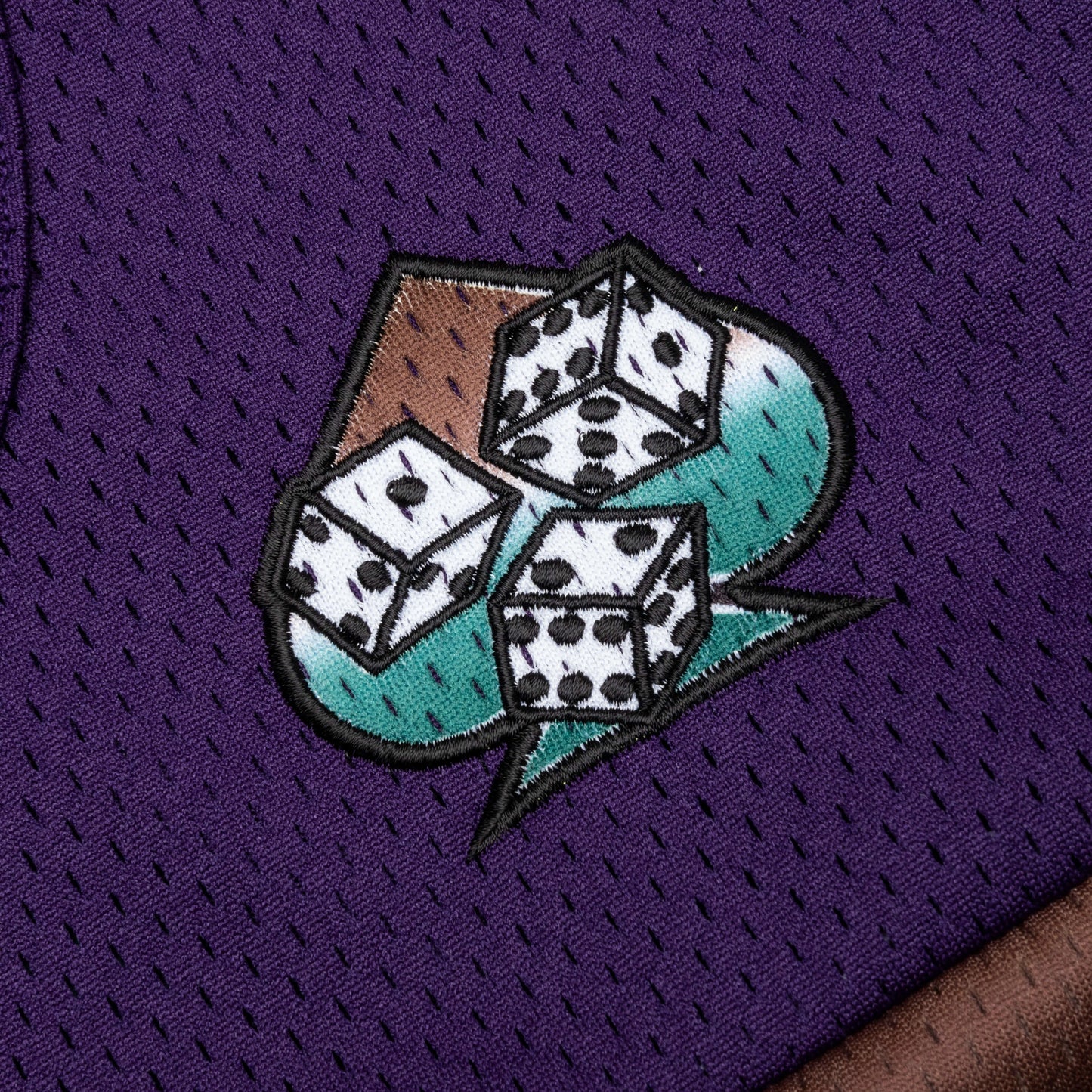 Mesh Football Jersey Brown Multi