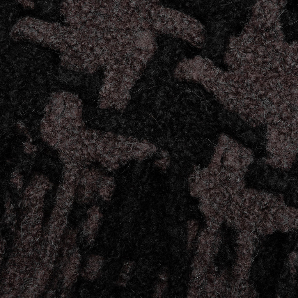 Houndstooth Scarf Black Grey