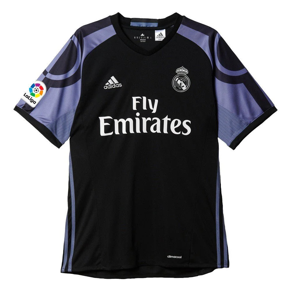 adidas Real Madrid Third Jersey Youth 16 Black
