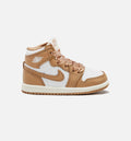 Air Jordan 1 Retro High OG Praline Infant Toddler Lifestyle Shoe Praline White Sail Free Shipping