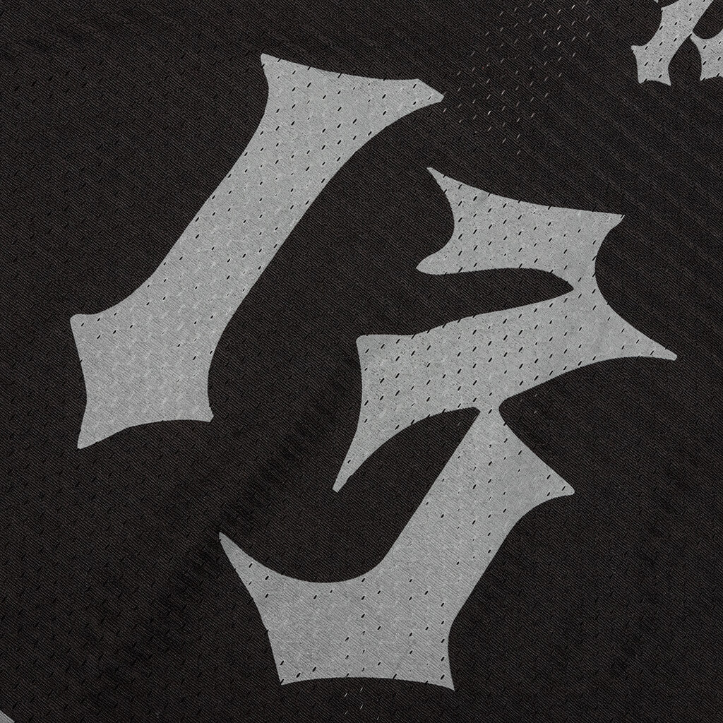 First Down Jersey Black Grey