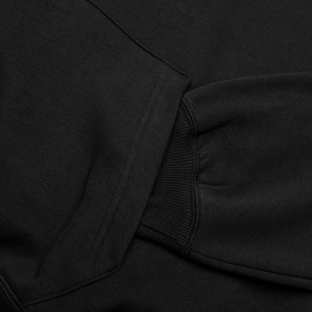 Brooklyn Fleece Graphic Pullover Hoodie Black White
