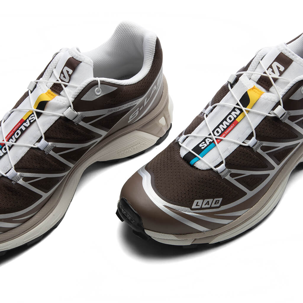 XT 6 Earth Brown Walnut Footwear Silver