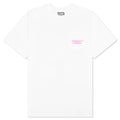 BB Heart S S Knit White