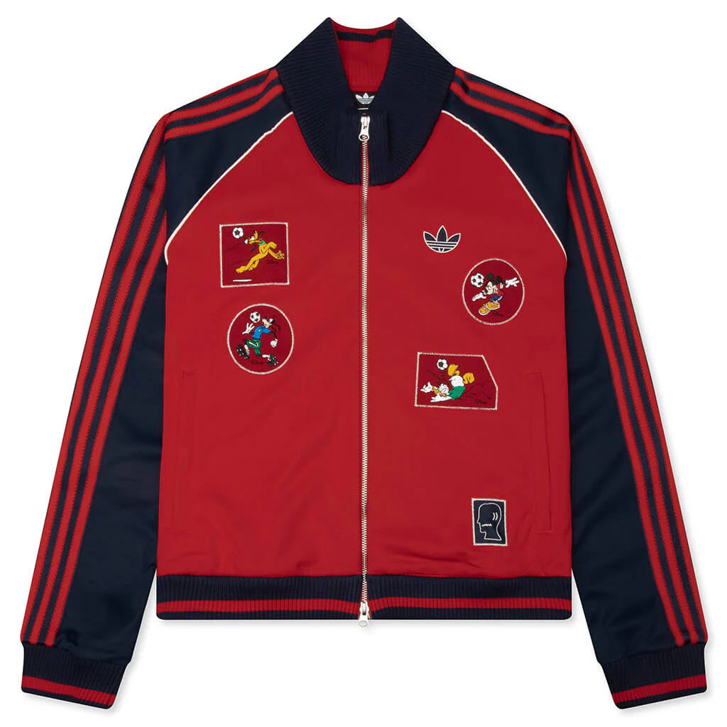 adidas Originals x Brain Dead by Disney Track Top Better Scarlet