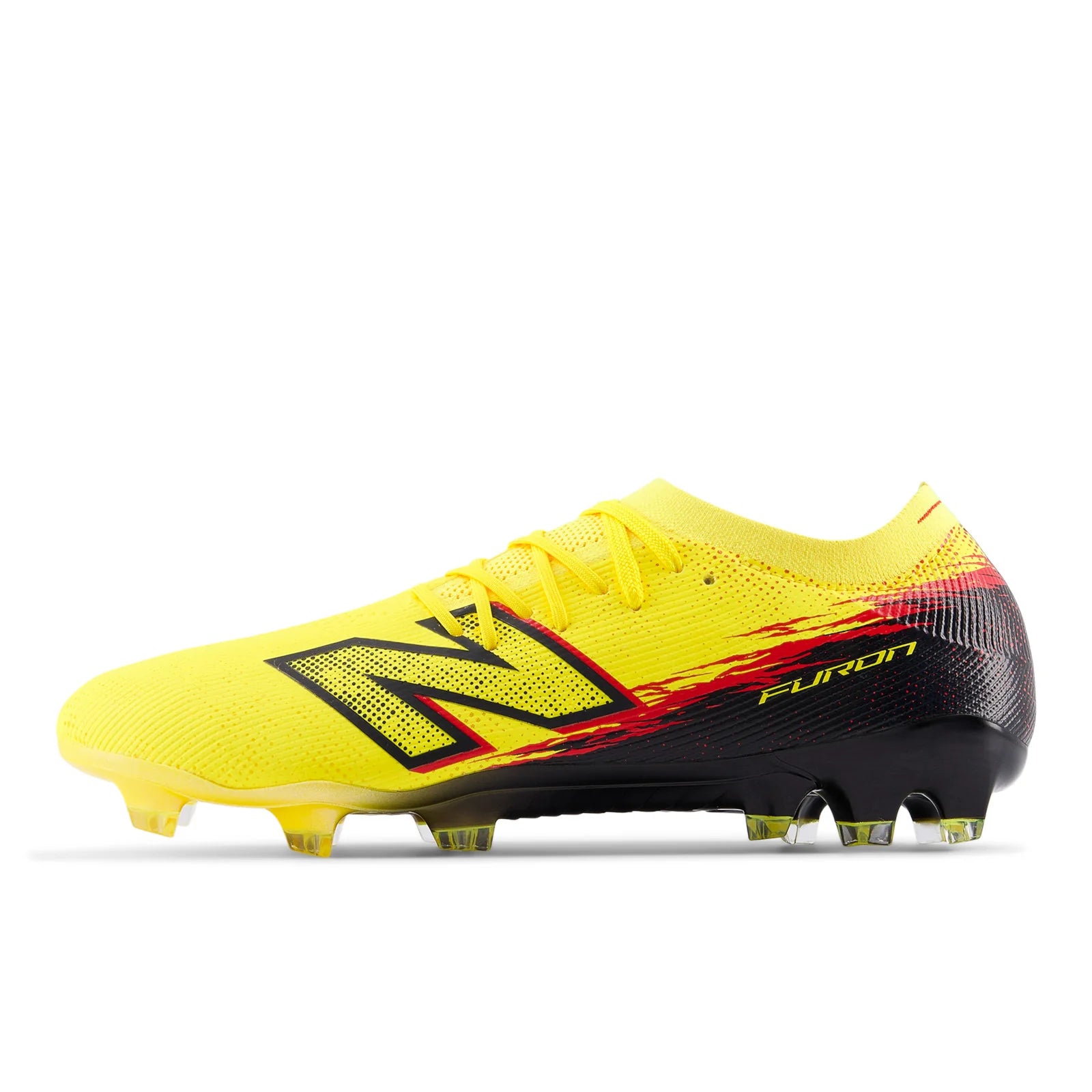 New Balance Furon Elite V8 FG Firm Ground Mens Soccer Cleats Punch Yellow
