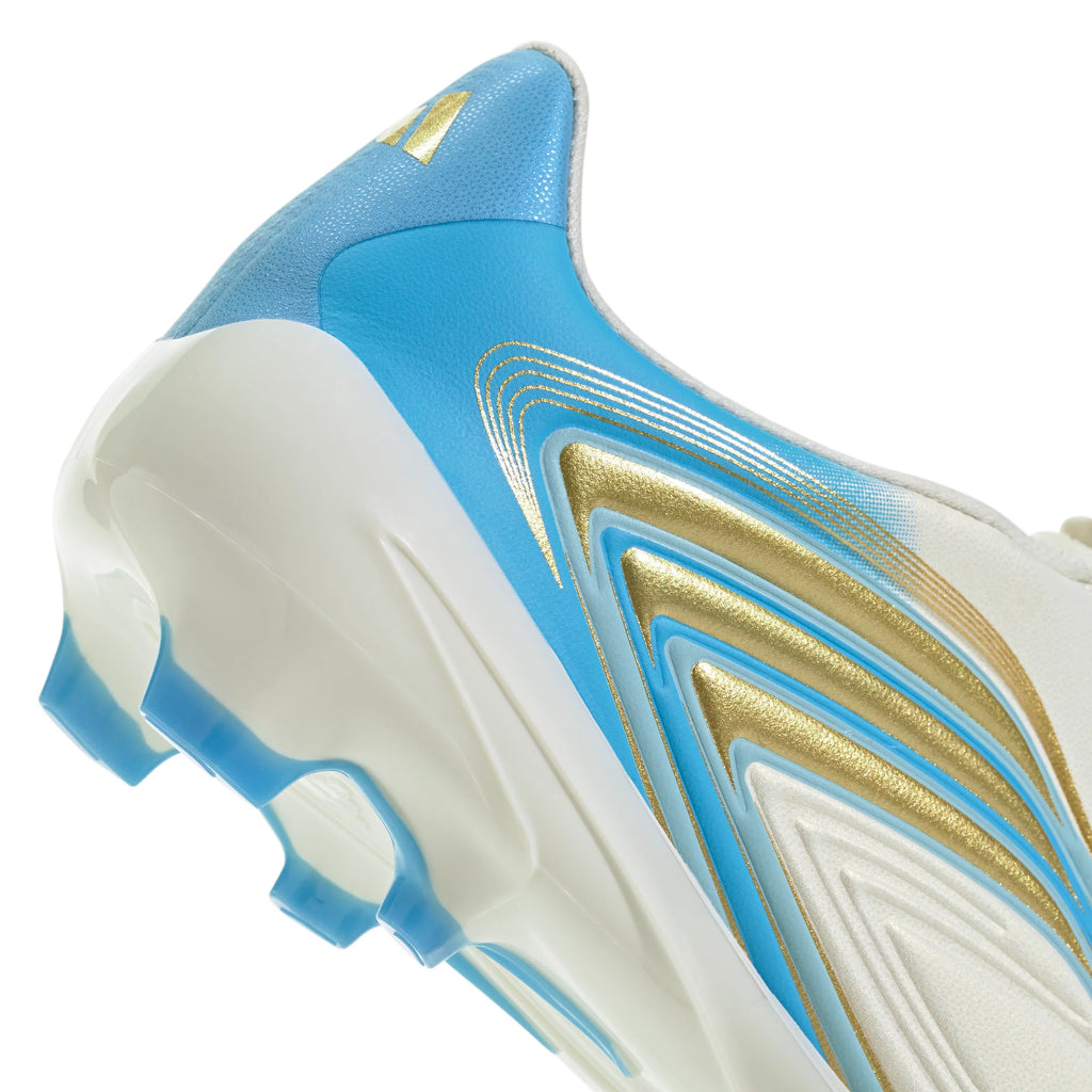adidas F50 Messi League Laceless FG Firm Ground Youth Soccer Cleats Blue