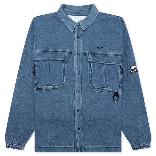 Nike x Nocta NRG Opal Denim Button Down French Blue