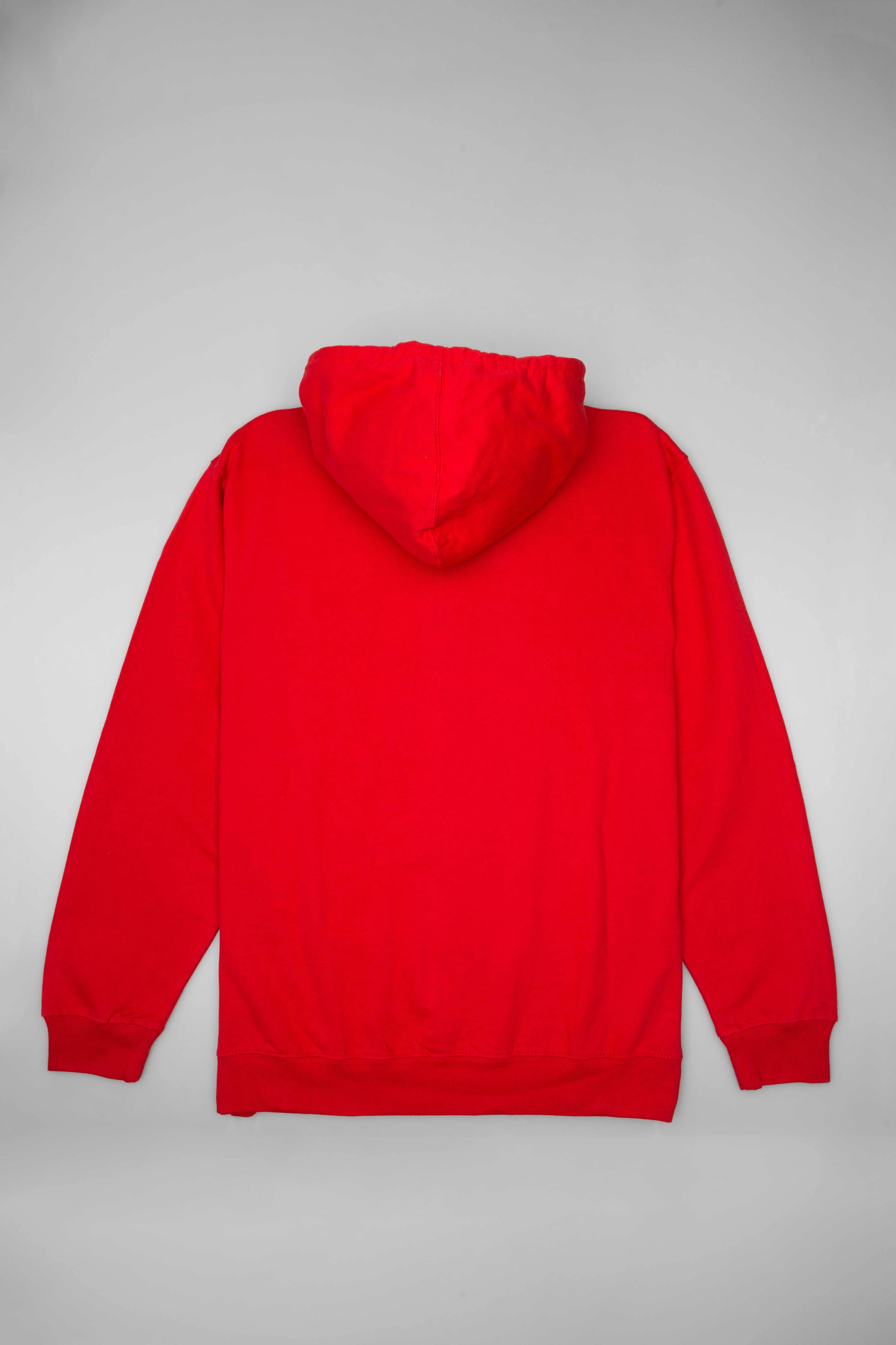 Box Patch Collection Mens Hoodie Red Red