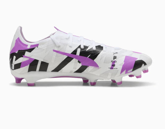 PUMA Ultra 5 Match Forever FG AG Firm Multi Ground Soccer Cleats White Pure Magenta