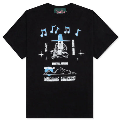 Feature x Jungles Organic Dreams Tee Black
