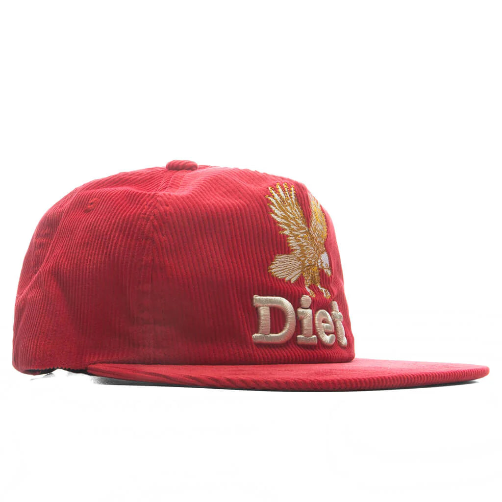 Eagle Corduroy Hat Red