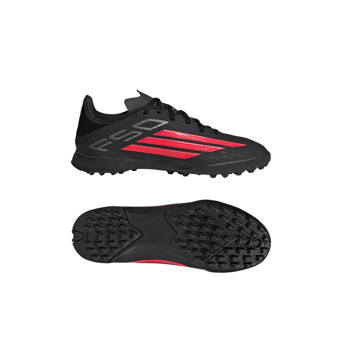 adidas F50 League TF Turf Youth Soccer Cleats Black Red