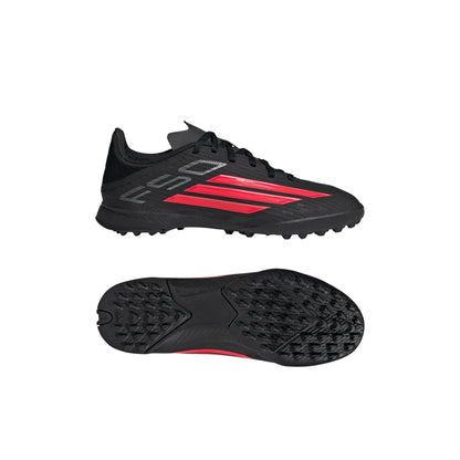 adidas F50 League TF Turf Youth Soccer Cleats Black Red