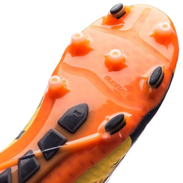 PUMA Evopower Vigor 1 FG Firm Ground Soccer Cleats Ultra Yellow Peacoat