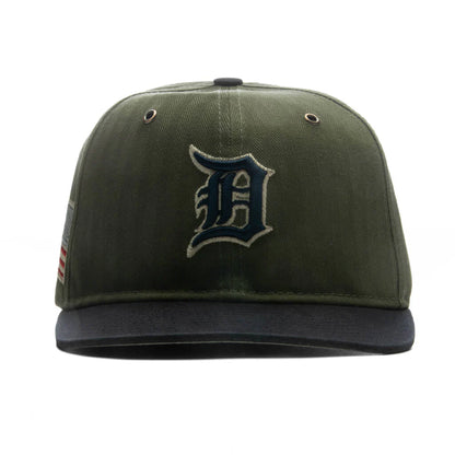 American Herringbone 59FIFTY Pre Curved Detroit Tigers