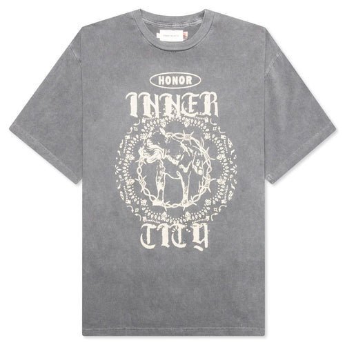 Barbed Wire Pitbull S S Tee Dark Grey