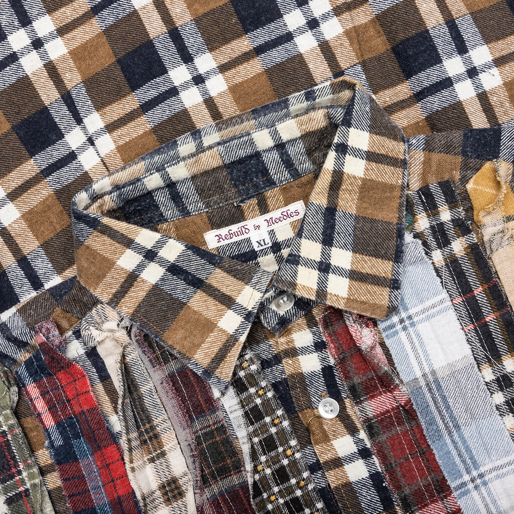 Ribbon Flannel Shirt Assorted