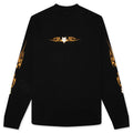 Fox LAB Tribal L S Top Black