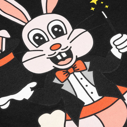Feature x Carrots x Freddie Gibbs Rabbit Hat L S Tee Black