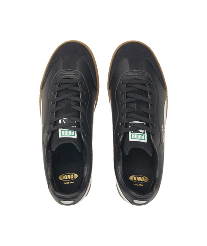 PUMA King 21 IT Indoor Football Bots Black White