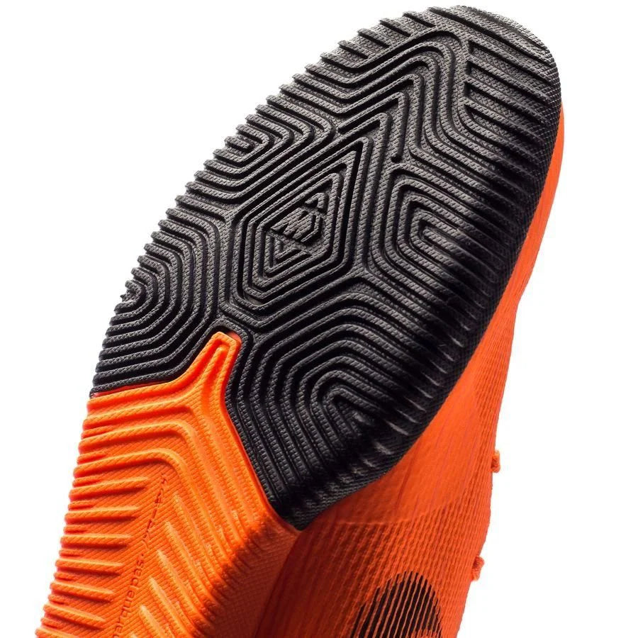 Nike Mercurial VaporX 12 Academy IC Indoor Soccer Shoes Orange Black Volt