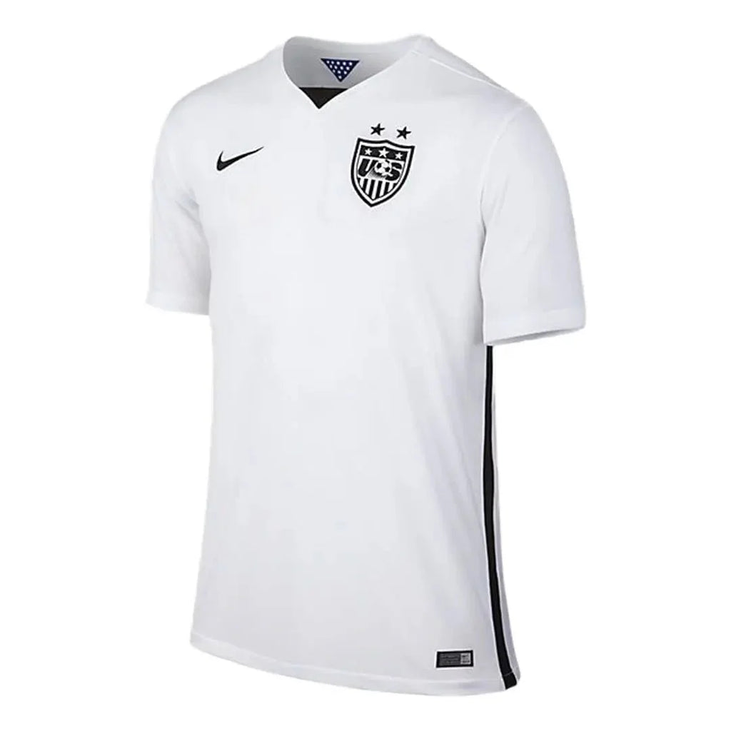 Nike USMNT 15 Stadium Home Youth Jersey White Black