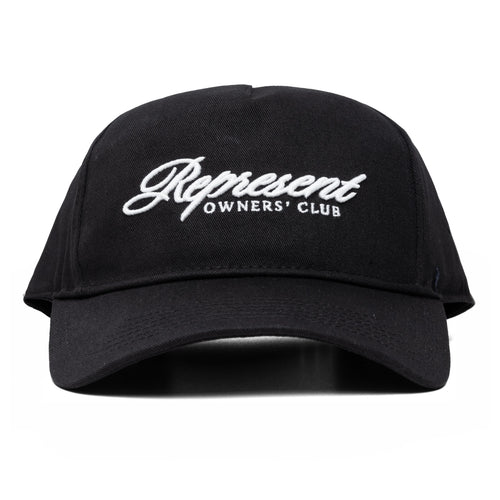 Owners Club Script Cap Black