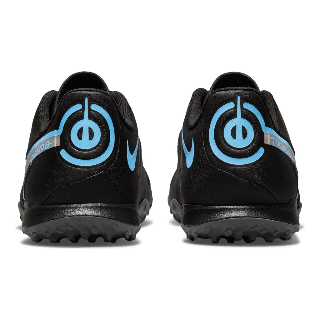 Nike Tiempo Legend 9 Academy TF Turfs Soccer Cleats Black Black Iron Grey