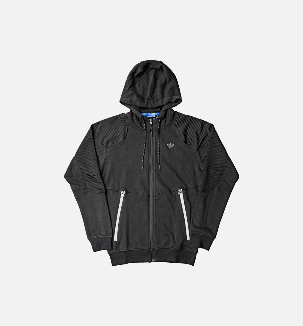 Sport Luxe Moto Mens Hoodie Black