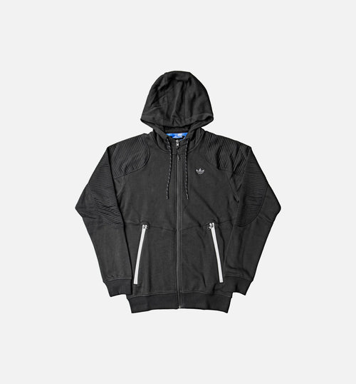 Sport Luxe Moto Mens Hoodie Black