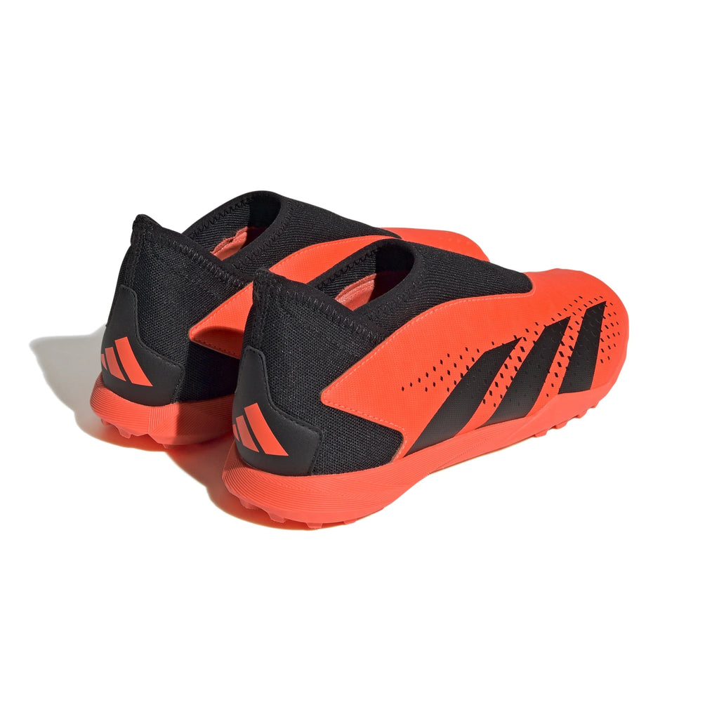 adidas Predator Accuracy3 Laceless TF Turf Youth Soccer Cleats Solar Orange Black